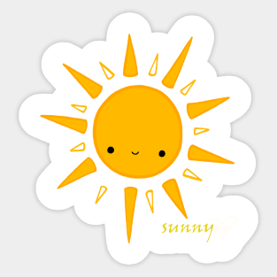 sunny Sticker